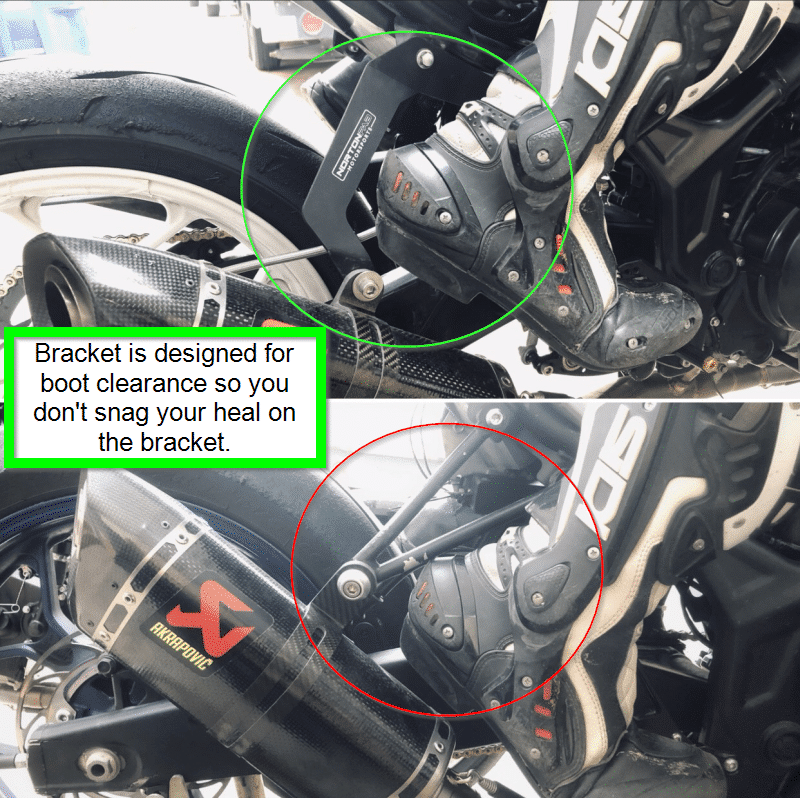 Yamaha MT07 Racing Exhaust support bracket